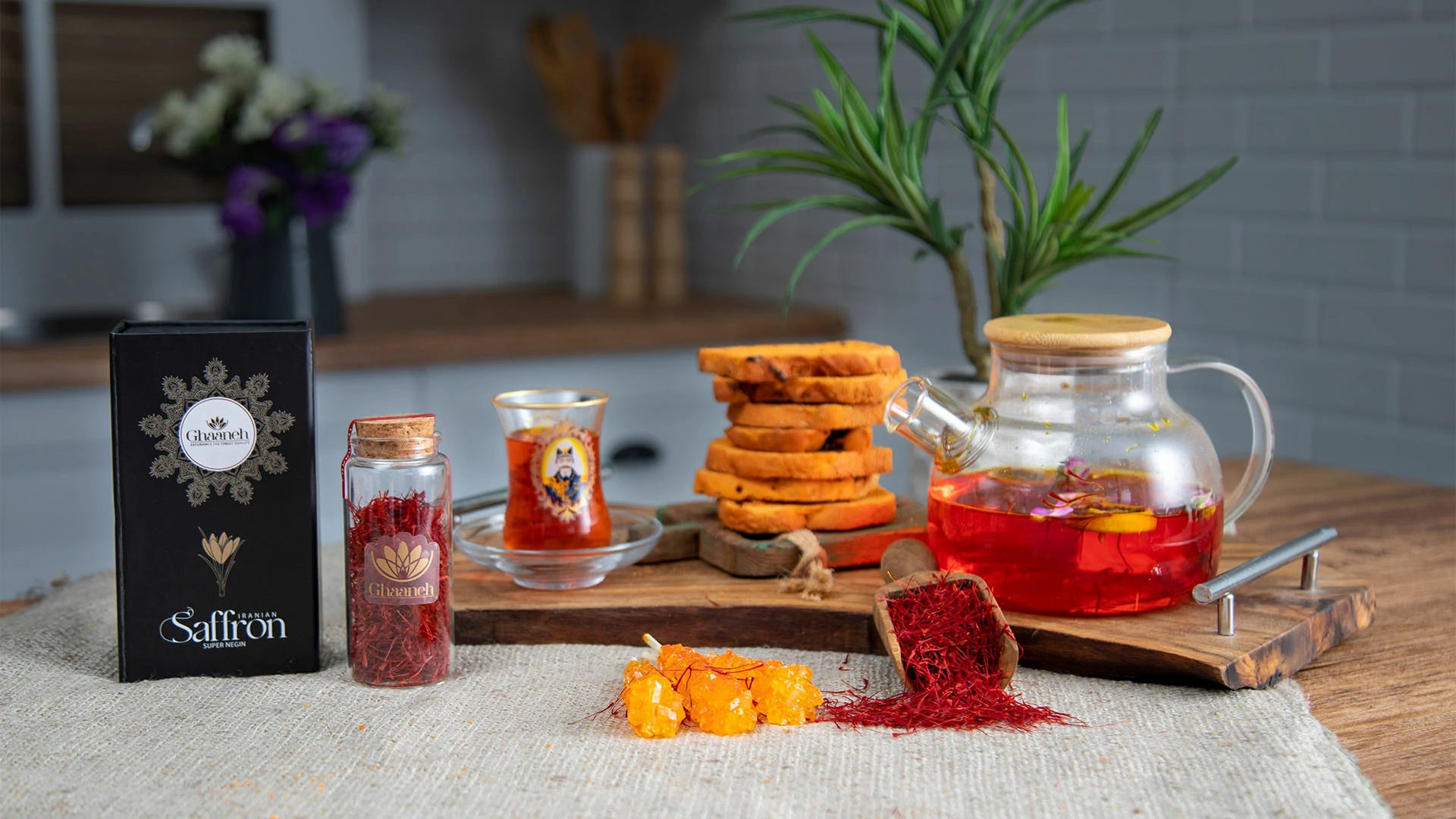 saffron tea recipe and its benefits
