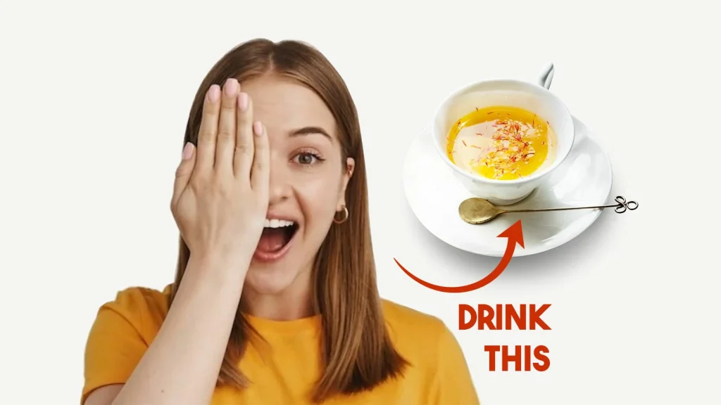 treat eye diseases with saffron beverage