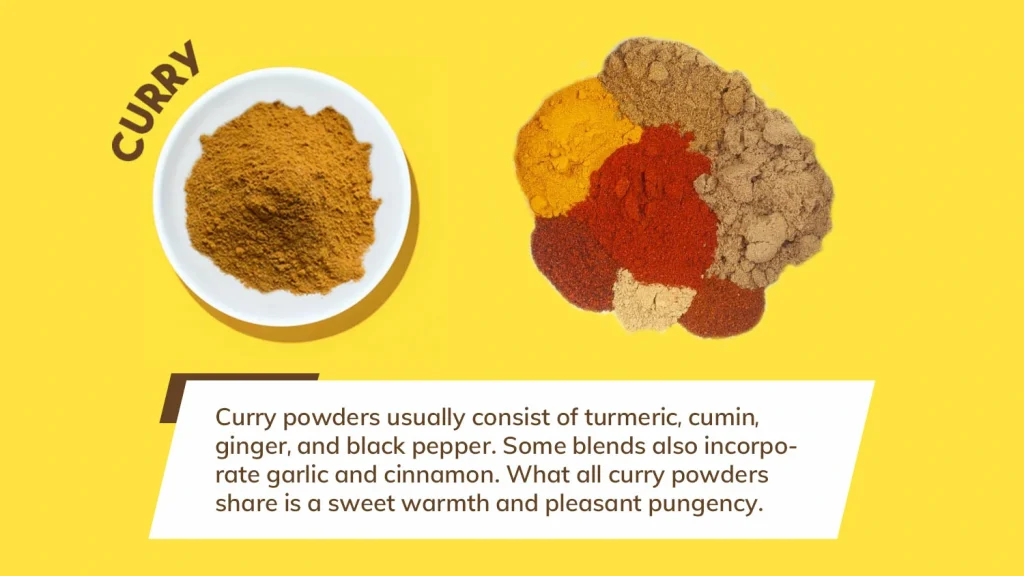 sabor y color del curry