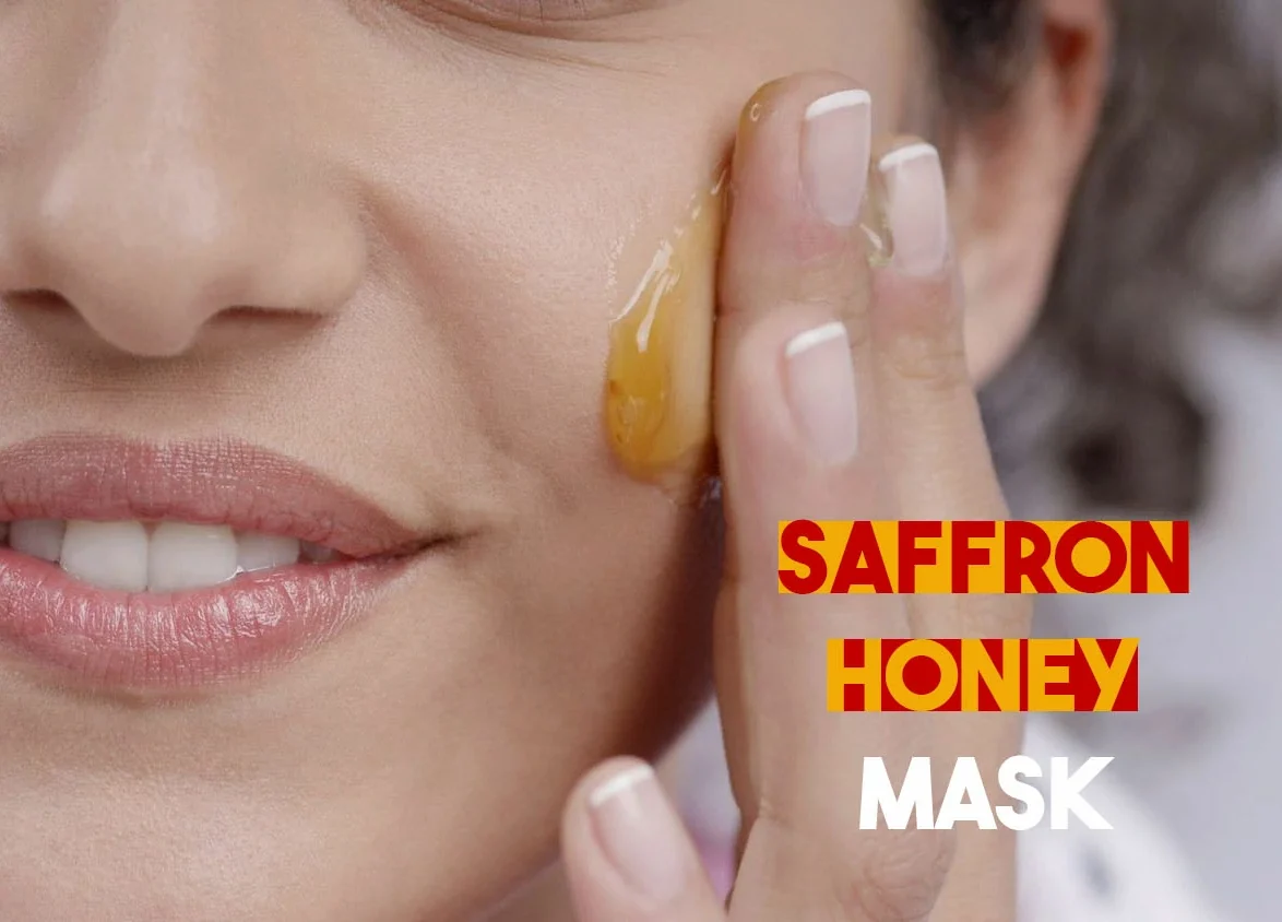 saffron honey face mask
