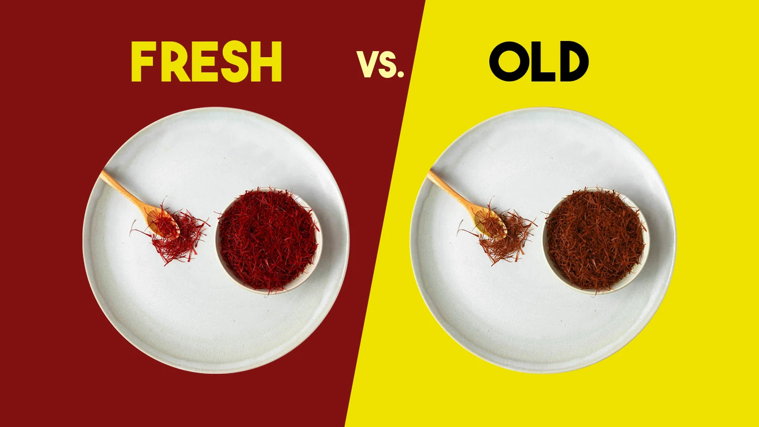 fresh saffron vs old saffron