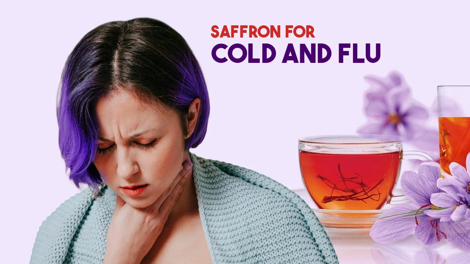 treating cold symptoms with saffron