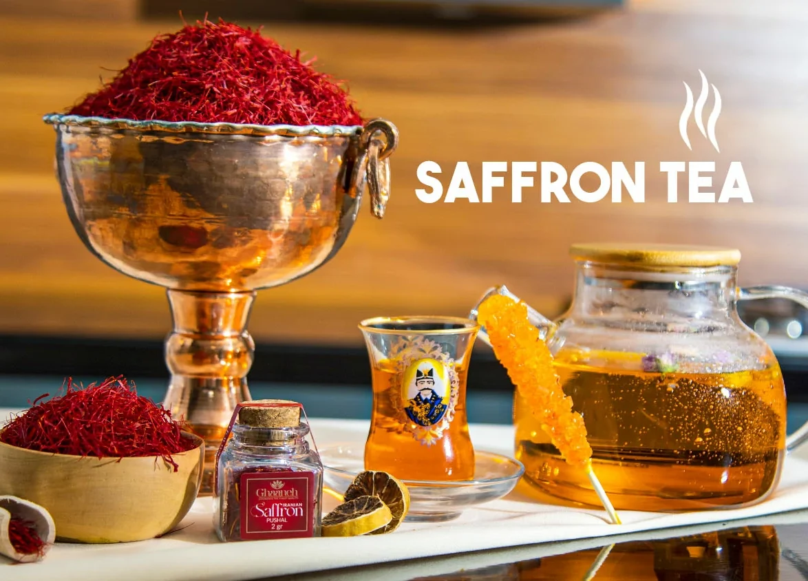 how to make saffron tea chai