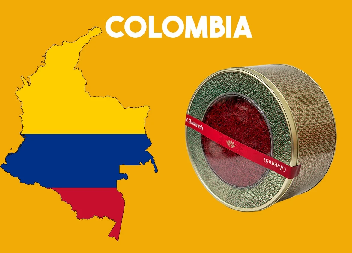 saffron price in Colombia